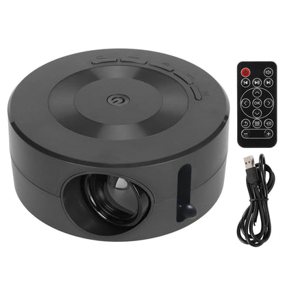 Mini YT200 Projector | Portable 1080P Home & Outdoor Projector with Built-in Speaker
