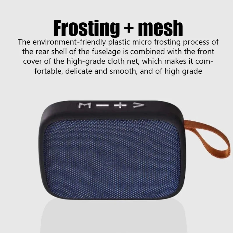 Portable Mini Wireless Speaker | USB Outdoor Sound Box with SD/TF & FM Radio