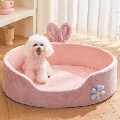 Detachable Pet Bed | Washable Soft Dog & Cat Sleeping Bed for All Seasons