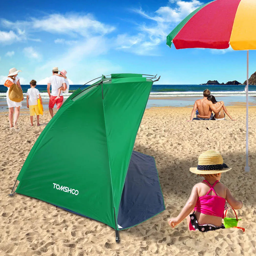 2-Person Beach Tent | Ultralight UV Protection Shade Shelter for Outdoor Use