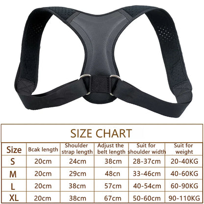 Posture Corrector Back Brace | Adjustable Spine & Shoulder Support for Pain Relief