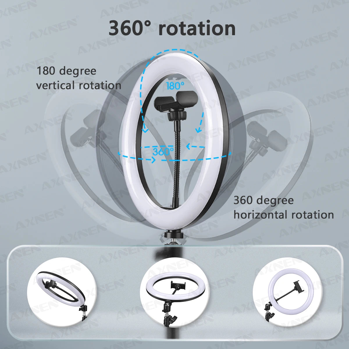 26cm LED Ring Light with Tripod | Selfie & Video Lighting Kit with Remote Control