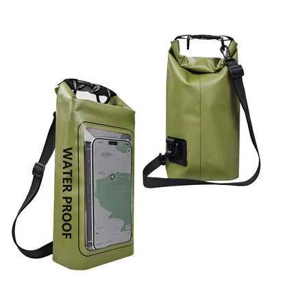 2L Waterproof Dry Bag | Touch Screen Outdoor Sack for Kayak, Rafting & Camping
