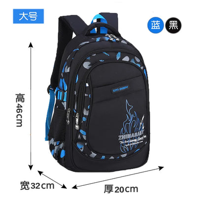 Waterproof Kids School Backpack | Lightweight Durable Bookbag for Boys & Girls (6–12 Years)