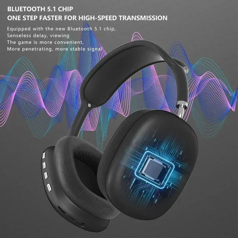 P9 Wireless Bluetooth Earbuds | Noise-Cancelling Sports & Gaming Headphones with Mic