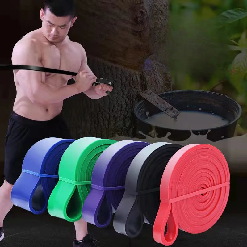 Resistance Bands Set | Elastic Assistance Bands for Home Workouts, Pilates & Gym