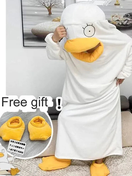 Cartoon Pajamas Cosplay Costume | Gintama Elizabeth Blanket Nightgown & Sleepwear