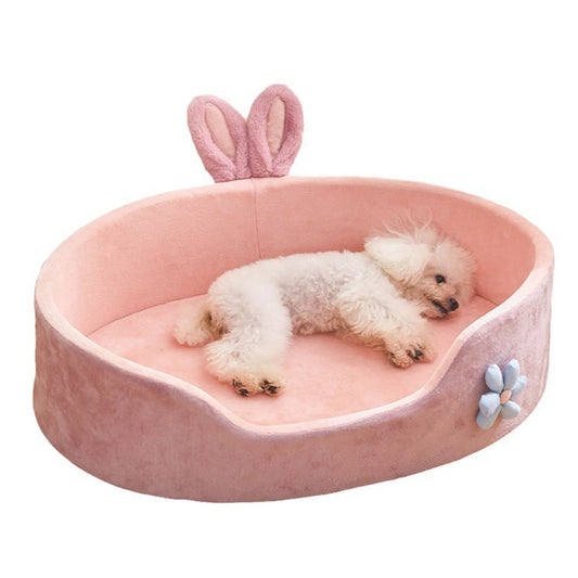 Detachable Pet Bed | Washable Soft Dog & Cat Sleeping Bed for All Seasons
