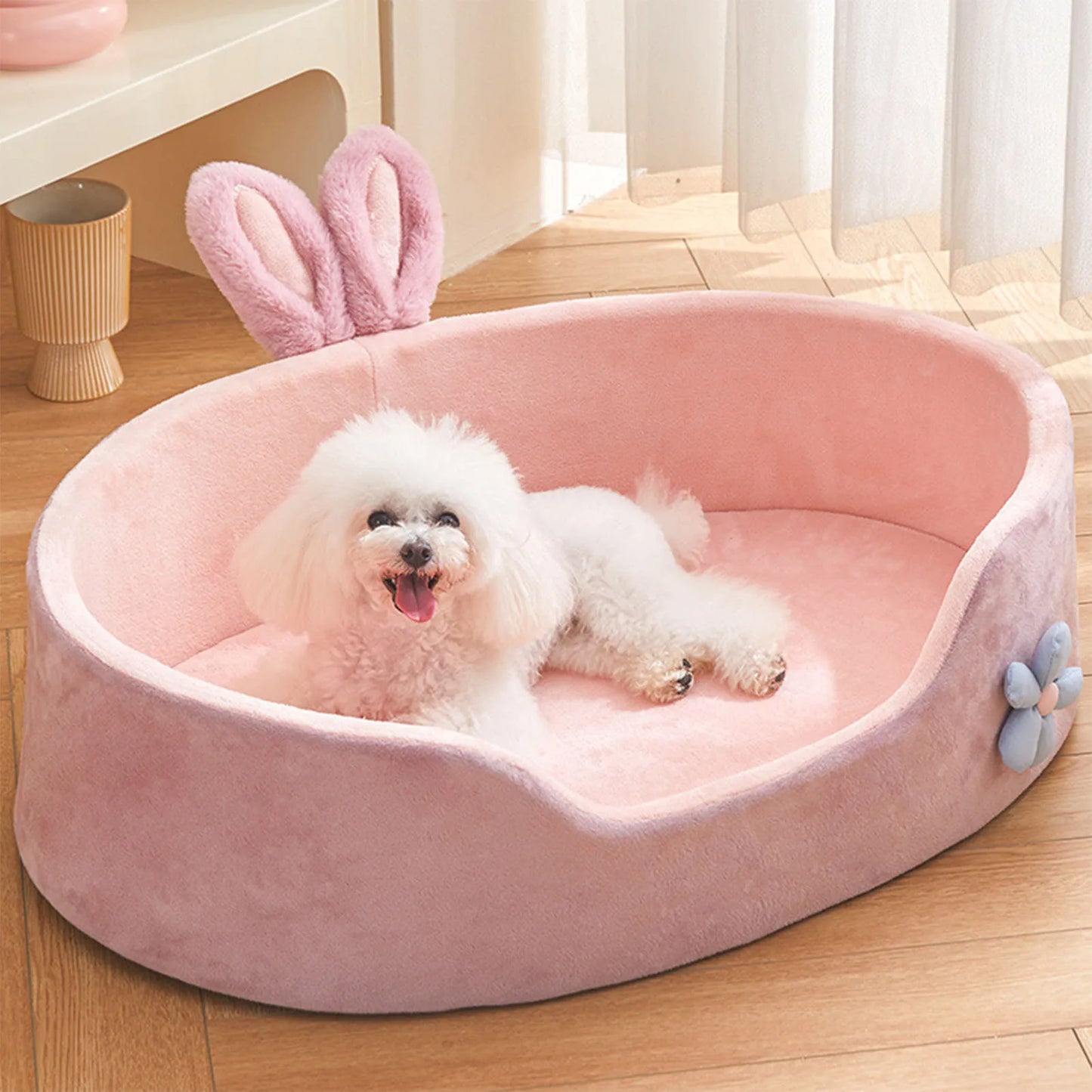 Detachable Pet Bed | Washable Soft Dog & Cat Sleeping Bed for All Seasons