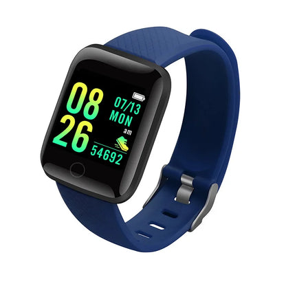 Unisex Smartwatch | Fitness Tracker, Message Alerts & Electronic Wristwatch for Android & iOS