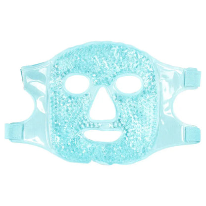 Full Face Ice Mask | Hot & Cold Gel Compress for Facial Massage & Spa Care