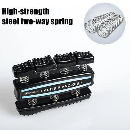 Finger Strengthener & Hand Grip Exerciser | Piano, Therapy & Workout Trainer