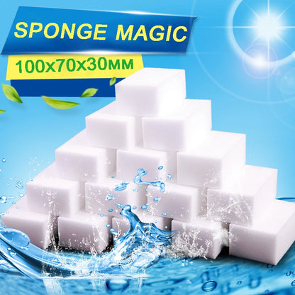 50PCS Magic Sponge Eraser | Melamine Foam Cleaning Sponges for Kitchen & Bathroom