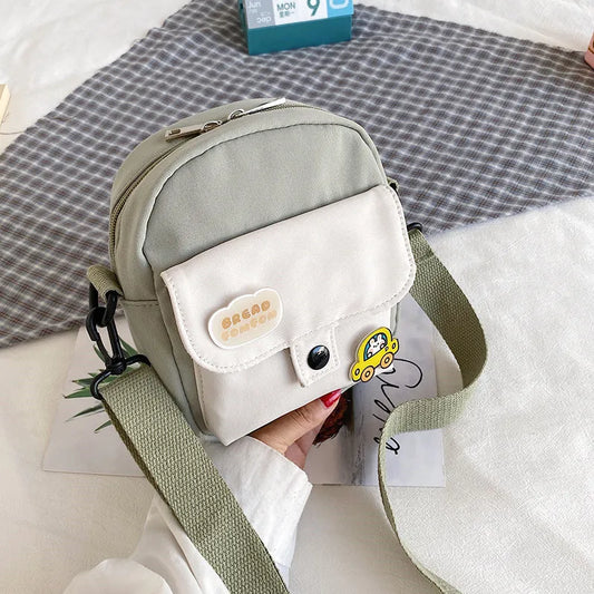 Mini Crossbody Bag for Women | Small Canvas Shoulder Purse & Phone Bag