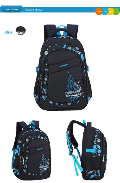 Waterproof Kids School Backpack | Lightweight Durable Bookbag for Boys & Girls (6–12 Years)