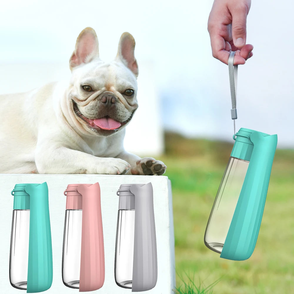 Portable Dog Water Bottle | Foldable Travel Dispenser & Drinking Bowl for Pets