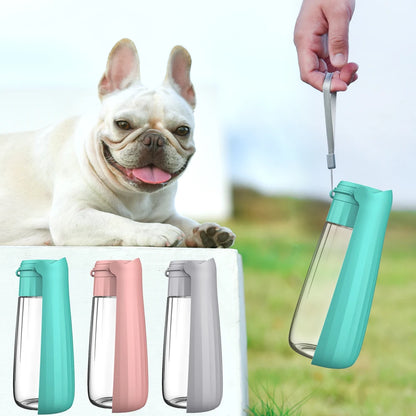 Portable Dog Water Bottle | Foldable Travel Dispenser & Drinking Bowl for Pets