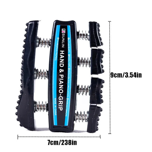 Finger Strengthener & Hand Grip Exerciser | Piano, Therapy & Workout Trainer