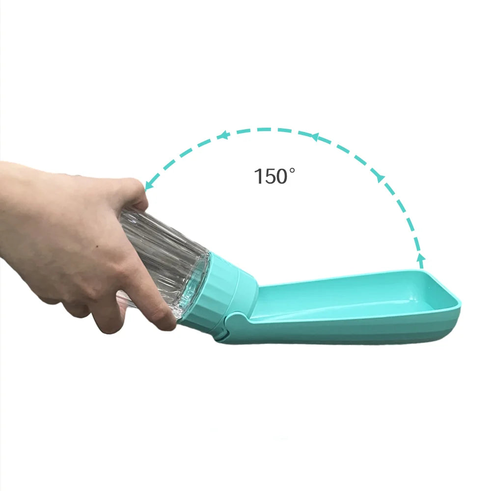 Portable Dog Water Bottle | Foldable Travel Dispenser & Drinking Bowl for Pets