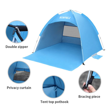Kids Beach Tent | Portable Quick-Fold Waterproof Camping Shelter