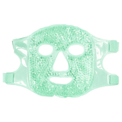 Full Face Ice Mask | Hot & Cold Gel Compress for Facial Massage & Spa Care