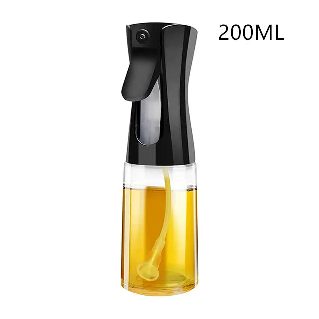 Oil Spray Bottle | 200ml & 300ml Refillable Olive Oil Dispenser for Cooking, BBQ & Baking
