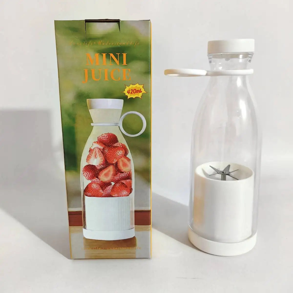 Portable Blender | USB Rechargeable Smoothie & Juice Mixer Bottle