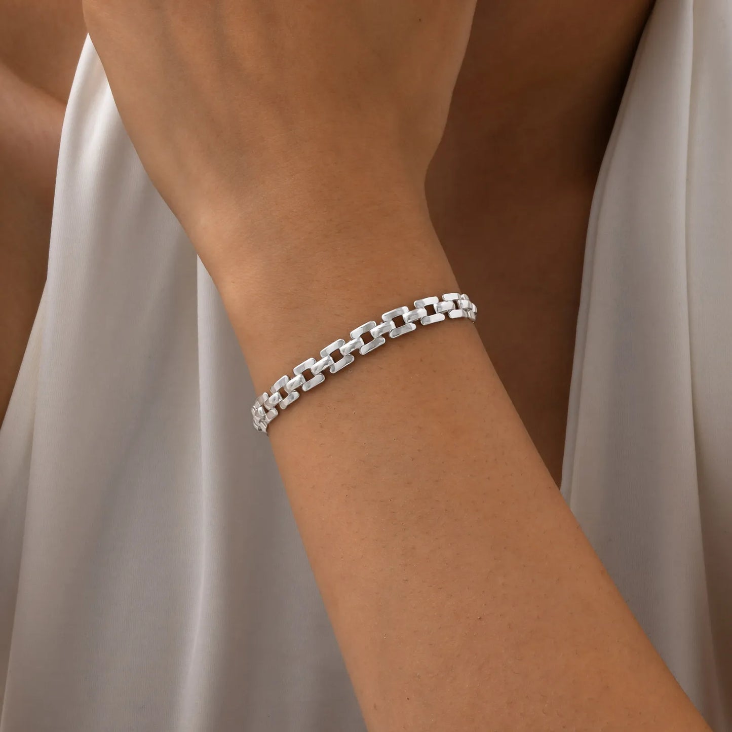 Minimalist Chain Bracelet for Women | Stainless Steel Waterproof Jewelry Gift