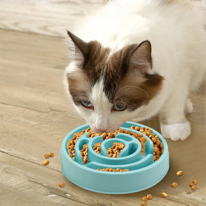 “Dog Slow Feeder Bowl | Non-Slip Anti-Gulping Food Dish for Puppies & Large Dogs