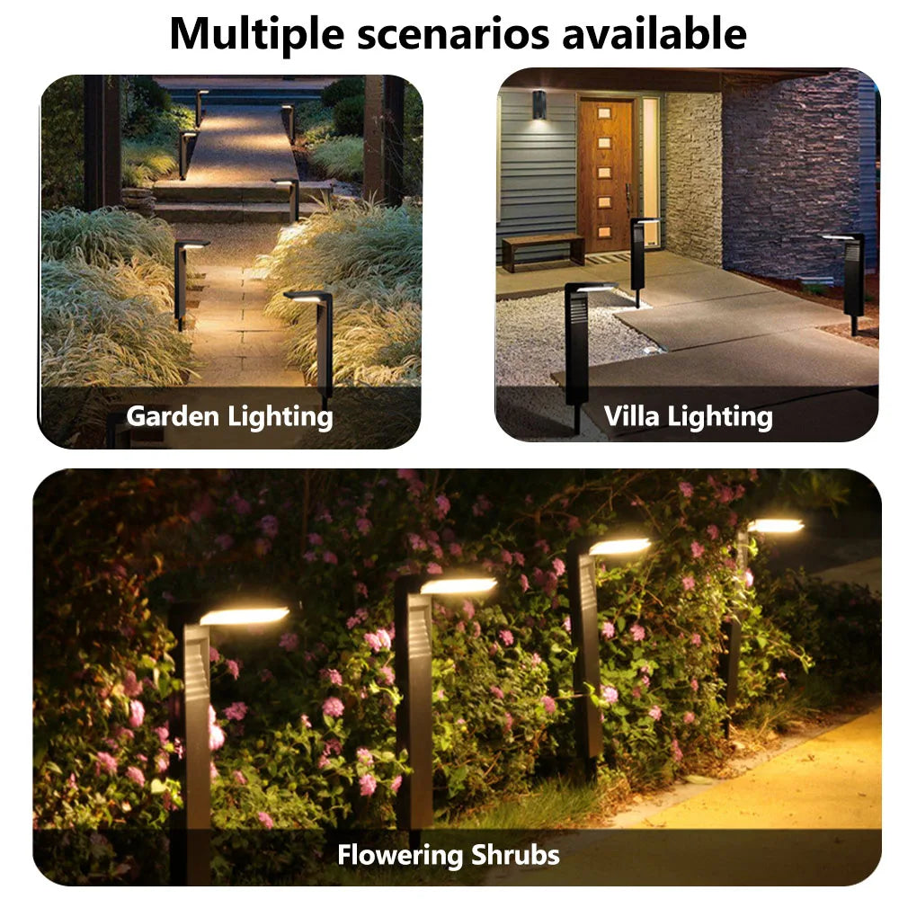 Solar Garden Pathway Lights | Waterproof Outdoor LED Yard & Landscape Lighting