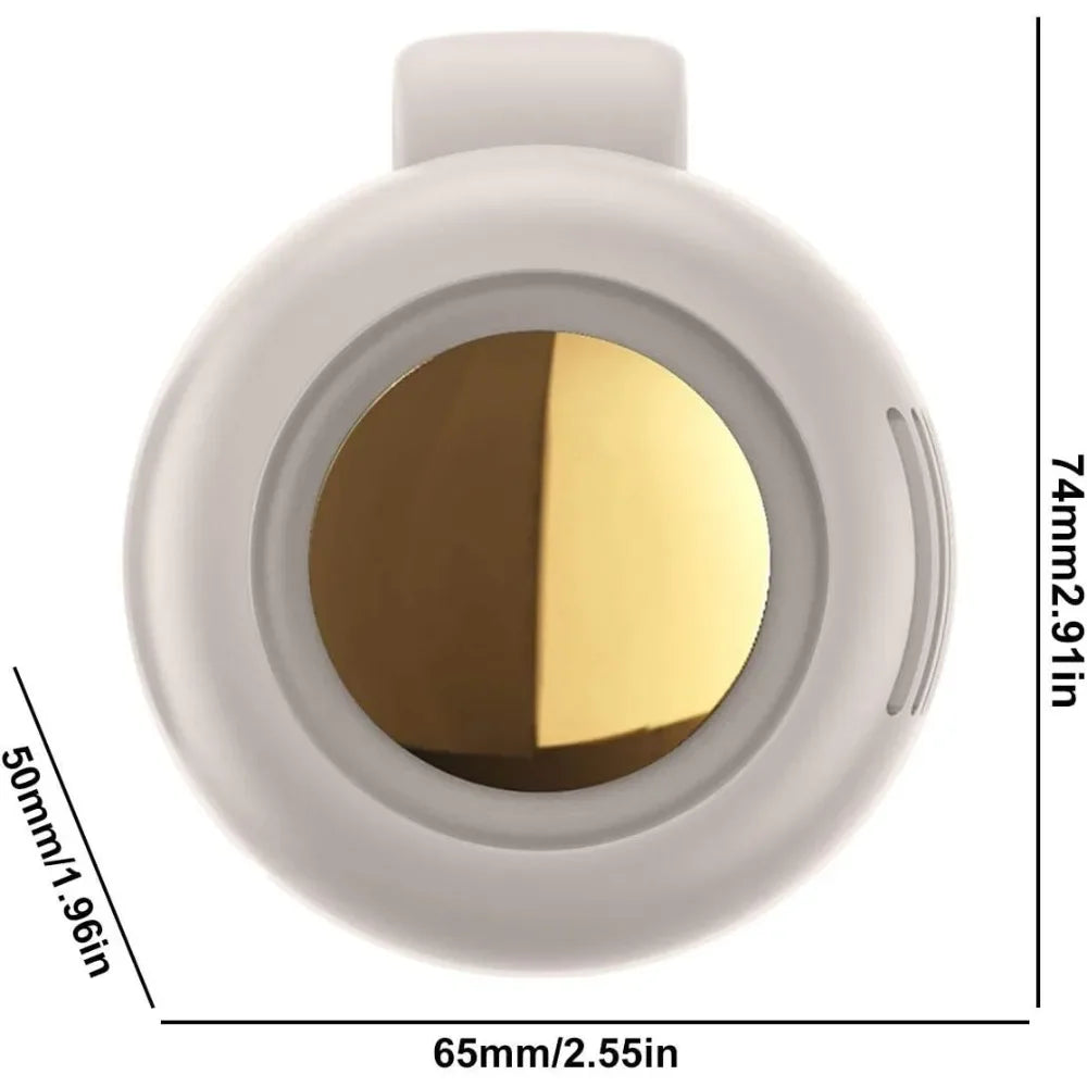 Mini Clip-On Fan | Portable Silent Bladeless Fan with 3 Speeds for Waist & Desk