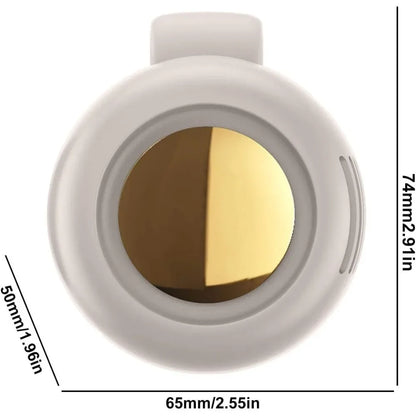 Mini Clip-On Fan | Portable Silent Bladeless Fan with 3 Speeds for Waist & Desk