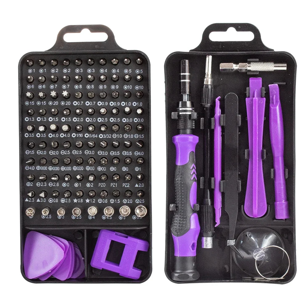 115-in-1 Precision Screwdriver Set | Magnetic Repair Tool Kit for Laptop, Phone & Household