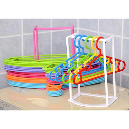 Hanger Organizer Rack | Closet & Laundry Room Clothes Hanger Storage Holder