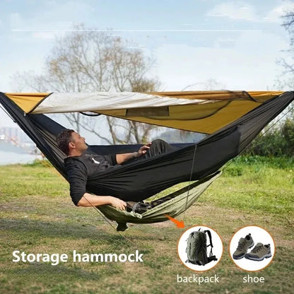 Outdoor Storage Hammock | 185x70cm Portable Gear Organizer for Camping & Travel