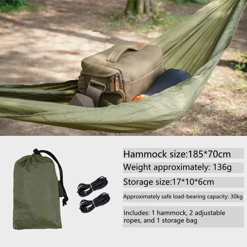 Outdoor Storage Hammock | 185x70cm Portable Gear Organizer for Camping & Travel
