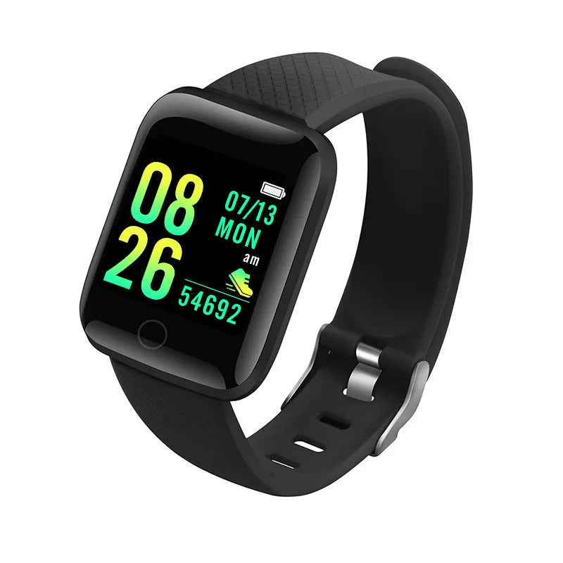 Unisex Smartwatch | Fitness Tracker, Message Alerts & Electronic Wristwatch for Android & iOS