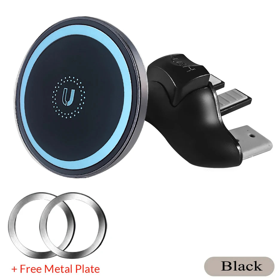 Magnetic Car Phone Holder | CD Slot MagSafe Mount for iPhone & Universal Phones