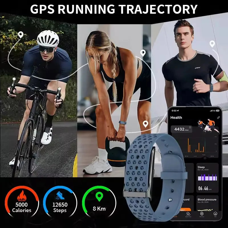 Fitness Tracker Smart Bracelet | Heart Rate, Blood Pressure & Activity Monitor