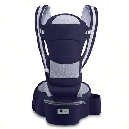 Ergonomic Baby Carrier with Hip Seat | Adjustable, Portable & Multifunctional