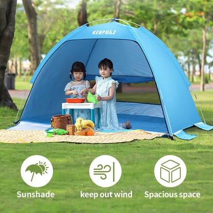 Kids Beach Tent | Portable Quick-Fold Waterproof Camping Shelter