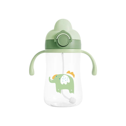 Baby Feeding Cup with Straw | 300ml Portable Training Bottle for Kids – BPA Free