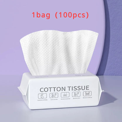 Disposable Face Towels | Soft Microfibre Facial Cleansing Towels for Home & Salon
