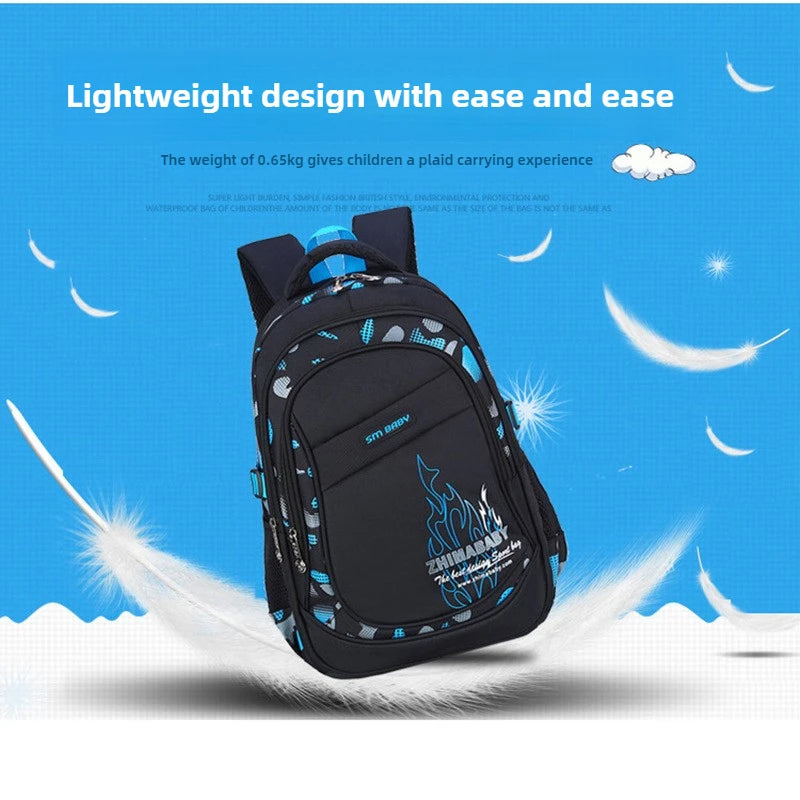 Waterproof Kids School Backpack | Lightweight Durable Bookbag for Boys & Girls (6–12 Years)