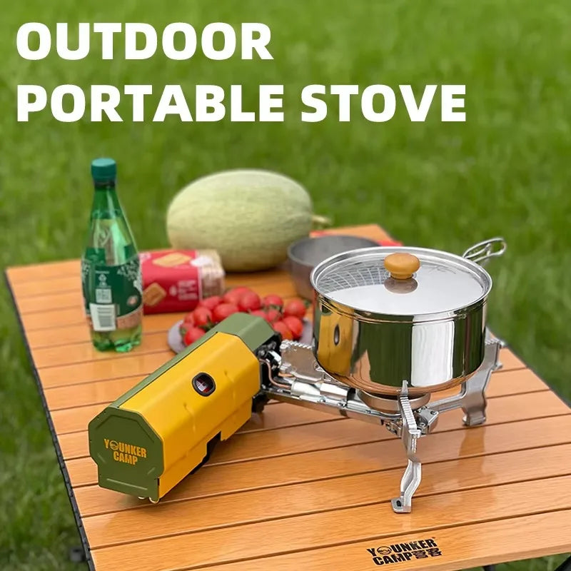 Portable Camping Stove | Lightweight Outdoor Cooker with High-Strength Design