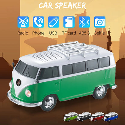 Portable School Bus Speaker | Mini Wireless Speaker with TF Card Slot – Kids’ Gift