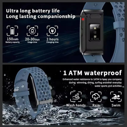Fitness Tracker Smart Bracelet | Heart Rate, Blood Pressure & Activity Monitor