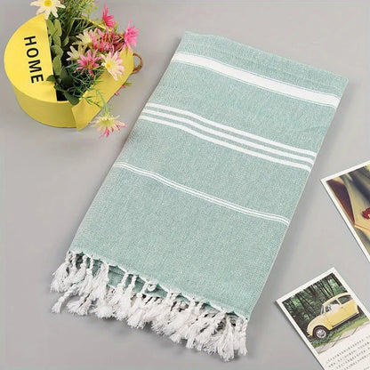 Turkish Beach Towel | Oversized Quick-Dry Sand-Free Towel for Pool & Travel