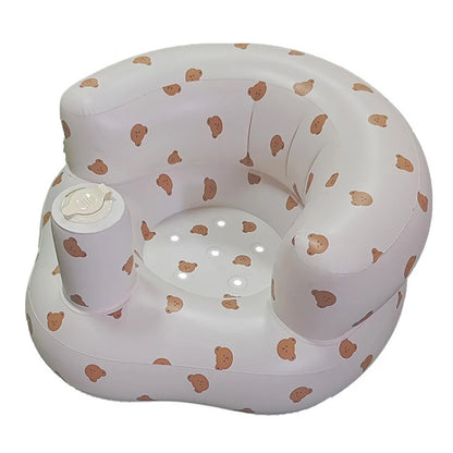 Inflatable Baby Sofa Seat | Portable Infant Chair with Built-in Air Pump (3+ Months)