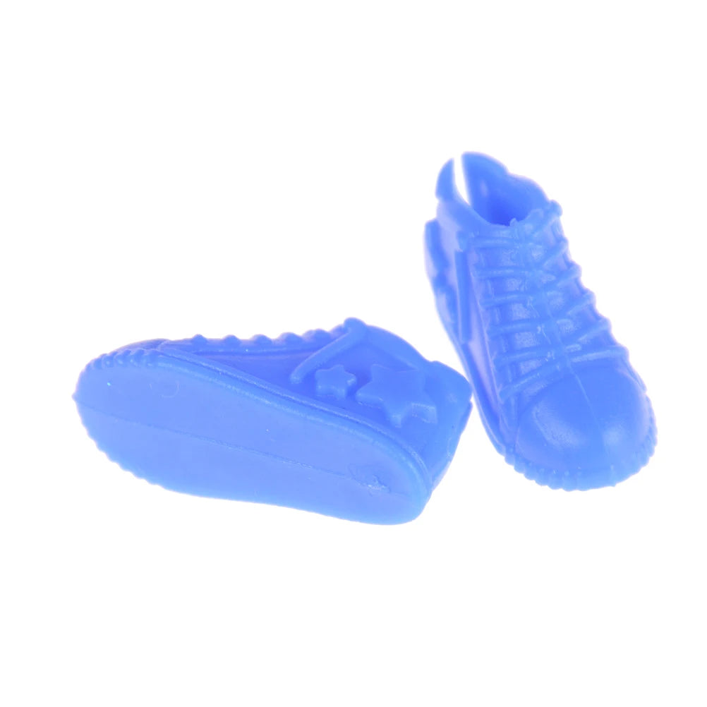 4 Pairs Doll Sneakers | Mini Shoes Accessories for 30cm Dolls – Girls’ Gift Set
